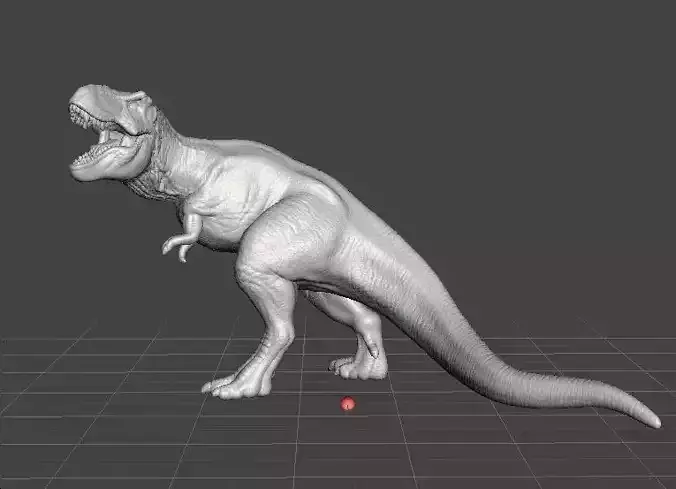JP T-REX WHEN DINOSAURS RULED THE EARTH FIGURE MODEL ANIMAL RPG 3D print model