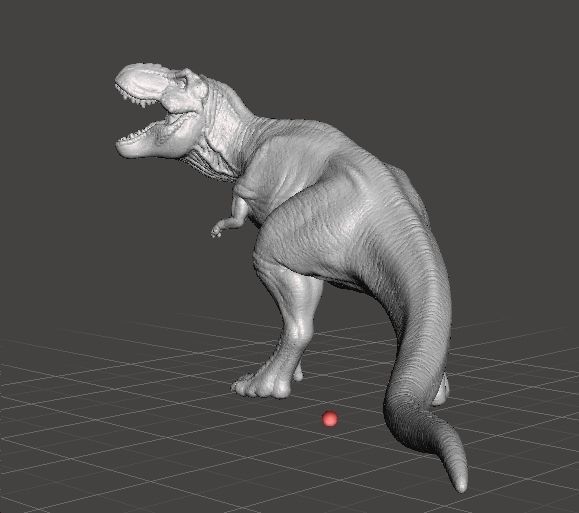 JP T-REX WHEN DINOSAURS RULED THE EARTH FIGURE MODEL ANIMAL RPG 3D print model_1