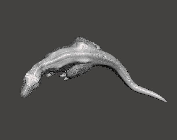 JP T-REX WHEN DINOSAURS RULED THE EARTH FIGURE MODEL ANIMAL RPG 3D print model_4