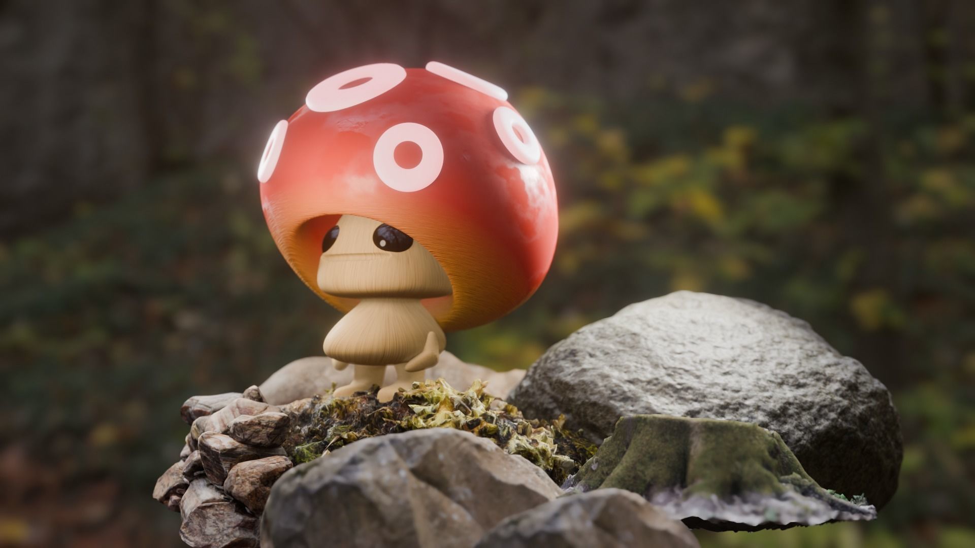 Mushroom 3D model_1