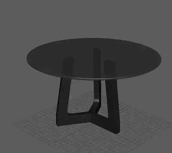 Round Glass Creative Table