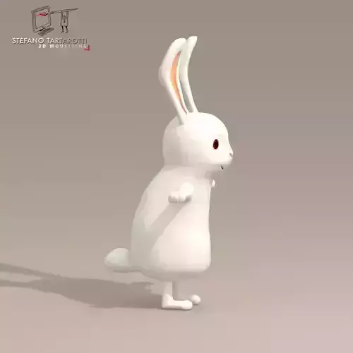 Rabbit cartoon character 3D model Rabbit cartoon character 3D model