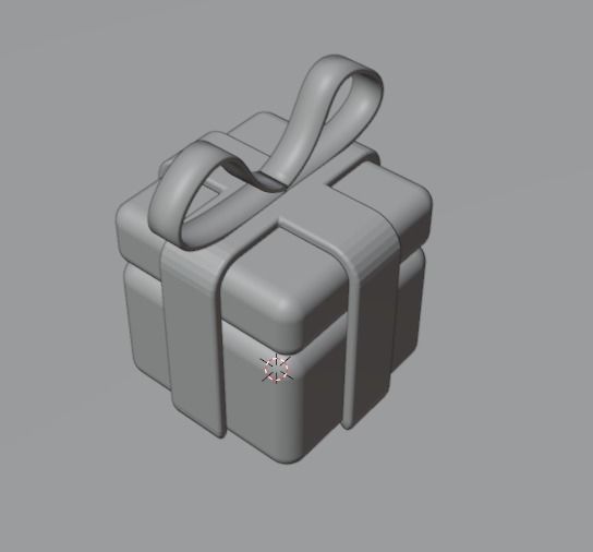 Simple Present Free 3D model_2
