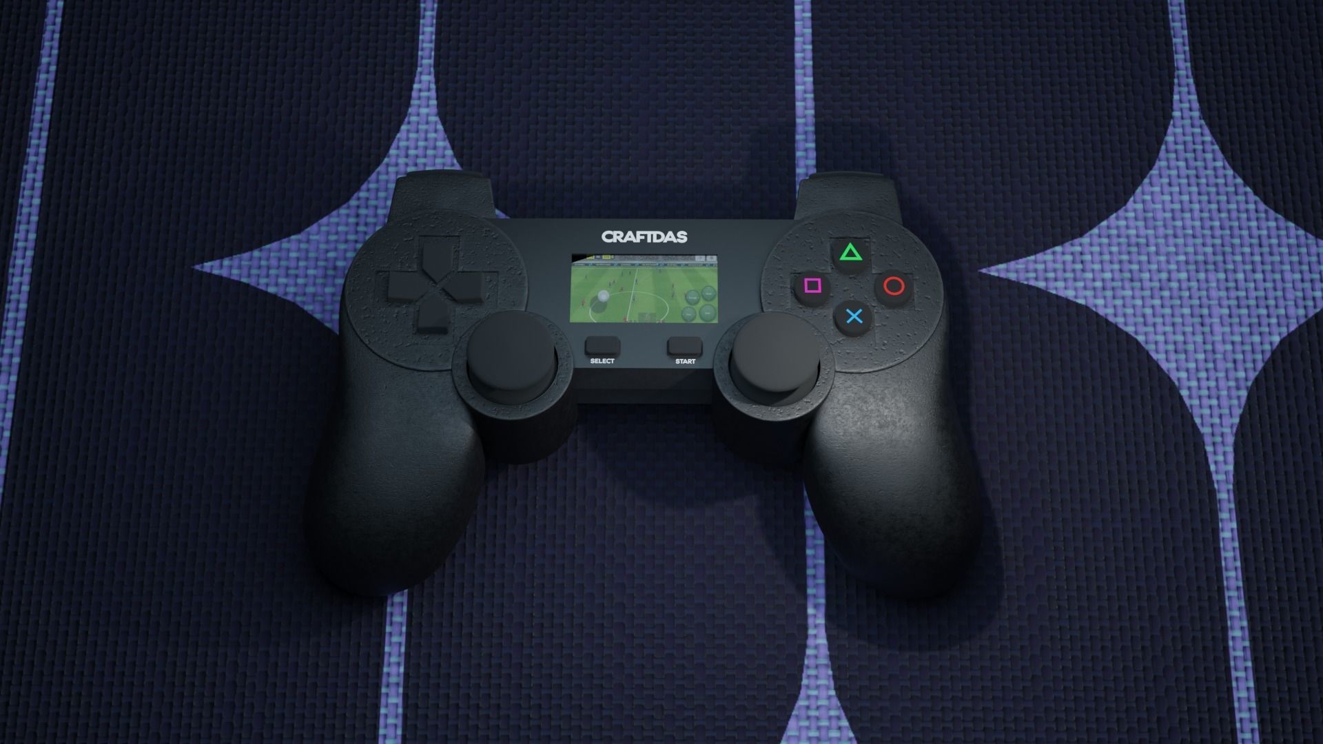 Future Joystick Gamepad 3D model_1