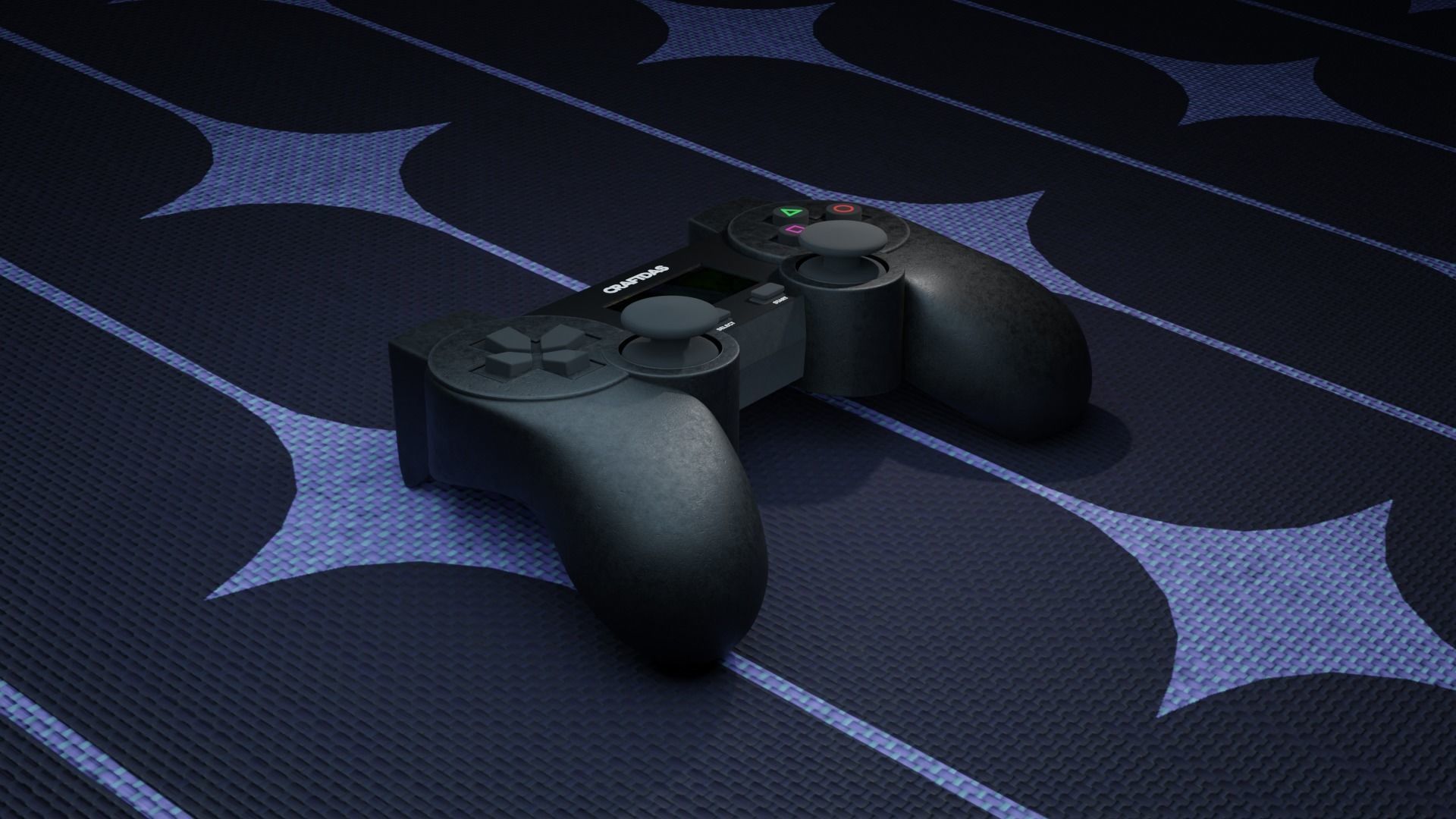 Future Joystick Gamepad 3D model_2