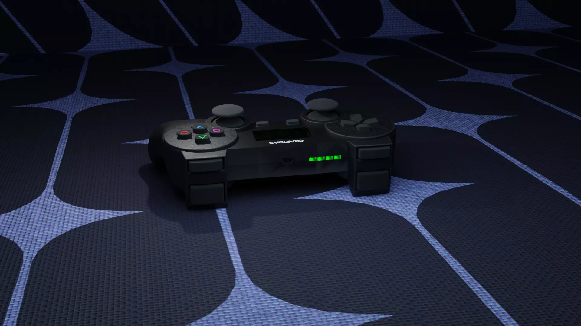 Future Joystick Gamepad 3D model_0