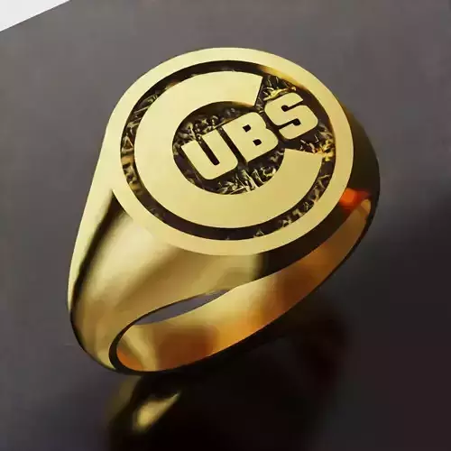 Chicago Cubs Baseball Fans Rings 3D Print Models 3D print model