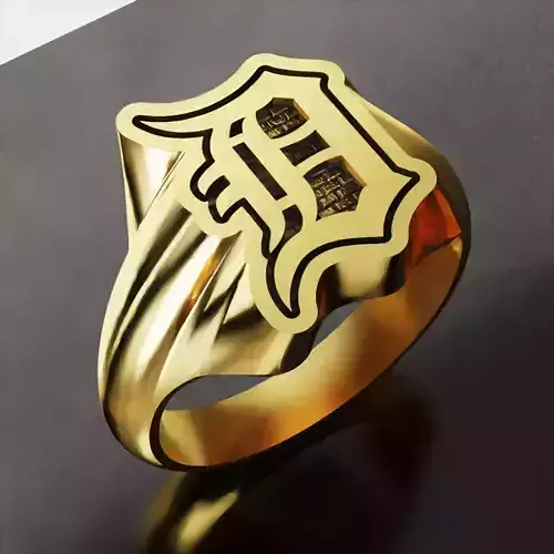 Detroit Tigers Baseball Fans Rings 3D Print Models