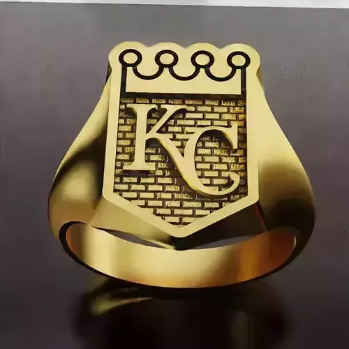 Kansas City Royals Baseball Fans Rings 3D Print Models