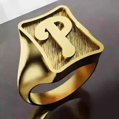 Philadelphia Phillies Baseball Fans Rings 3D Print Models