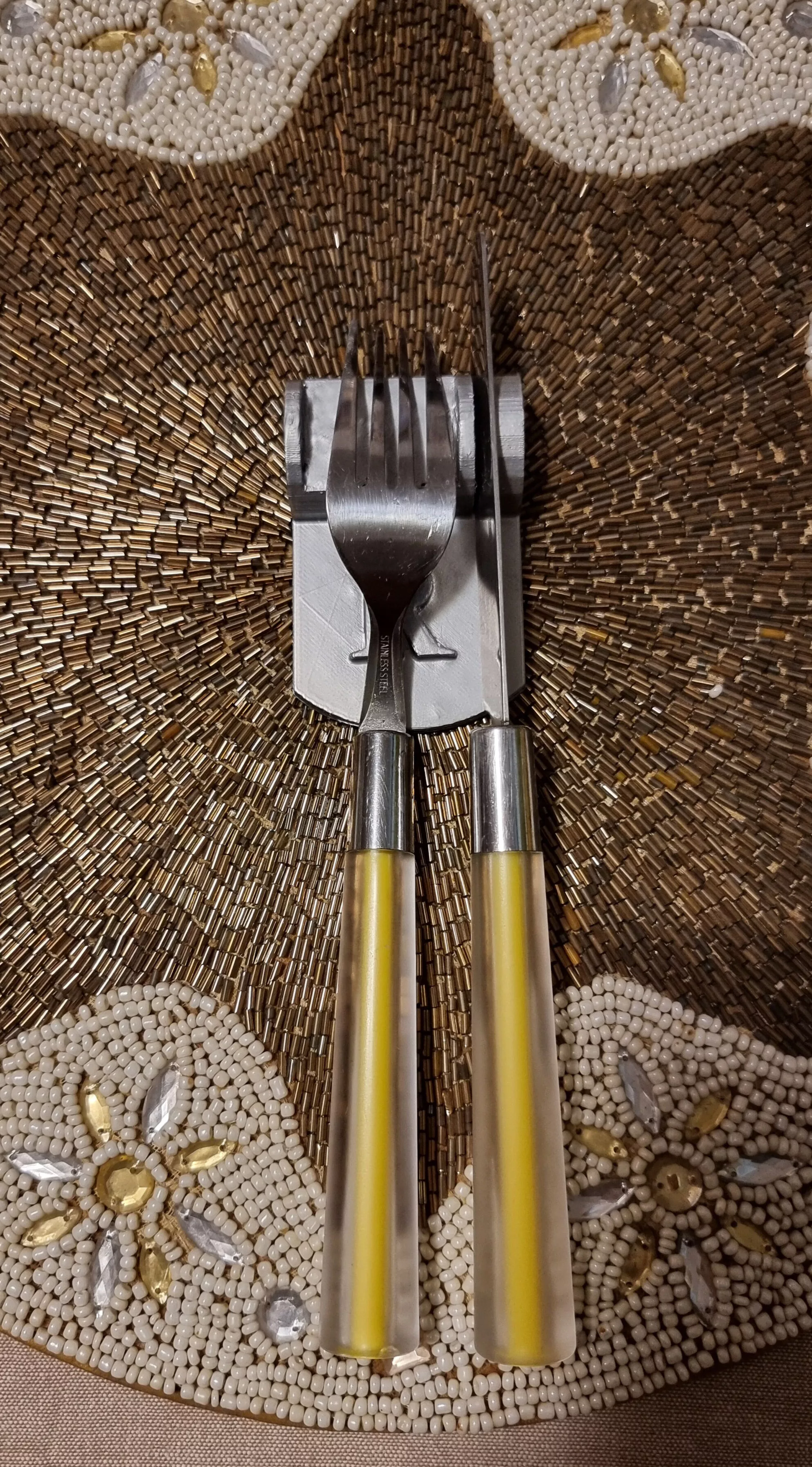 Cutlery Holder and Placeholder Portaposate e segnaposto 3D print model