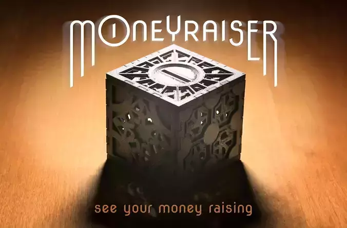 MoneyRaiser Savings Box 3D print model