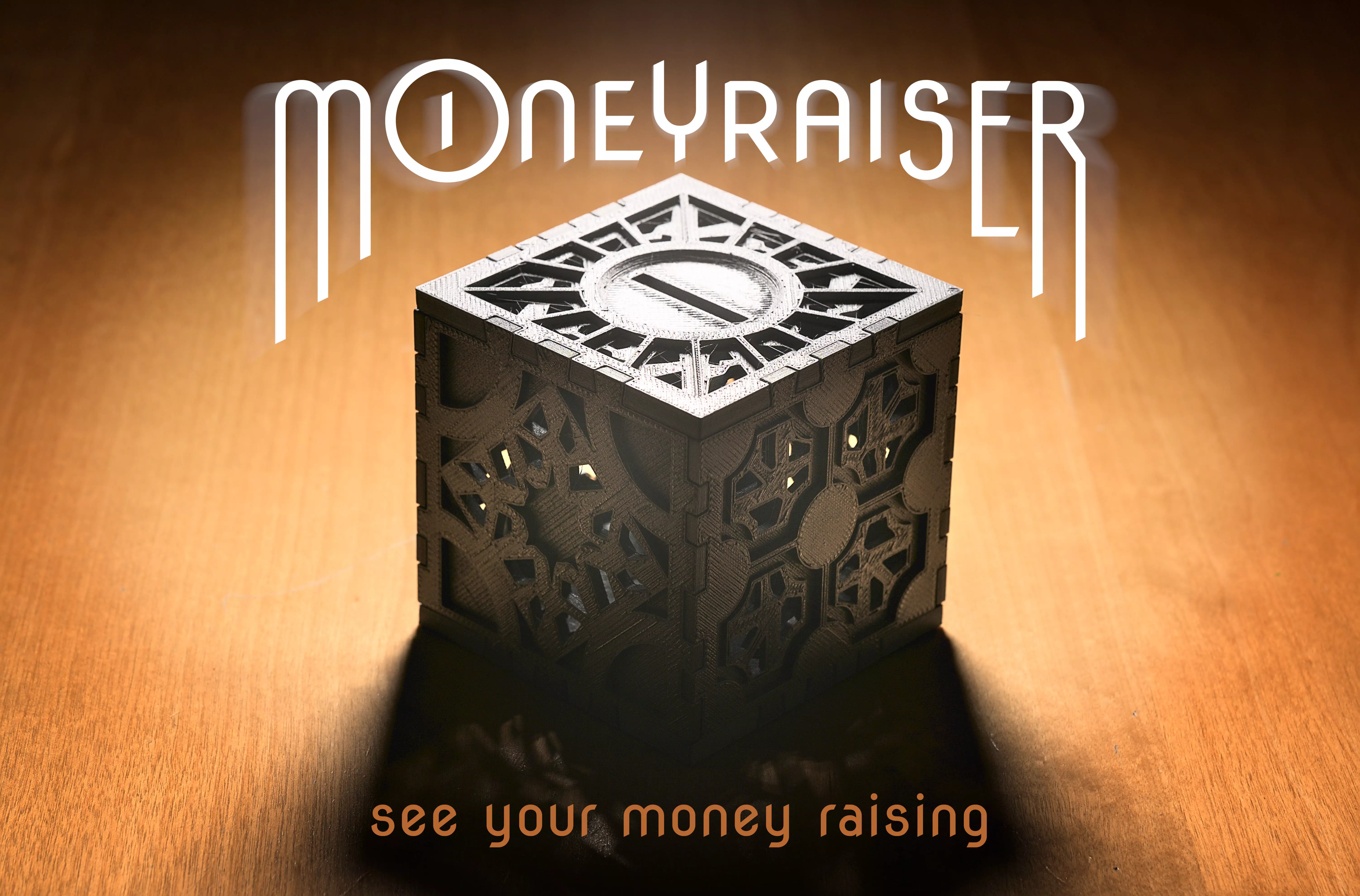 MoneyRaiser Savings Box 3D print model_0