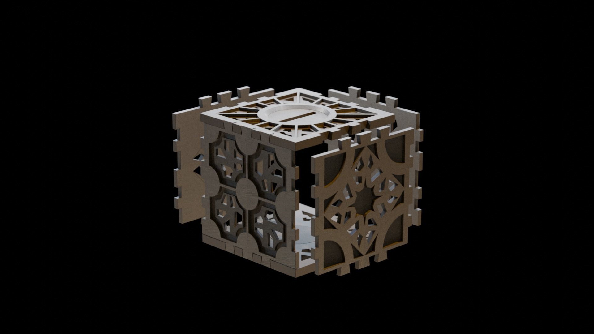 MoneyRaiser Savings Box 3D print model_11