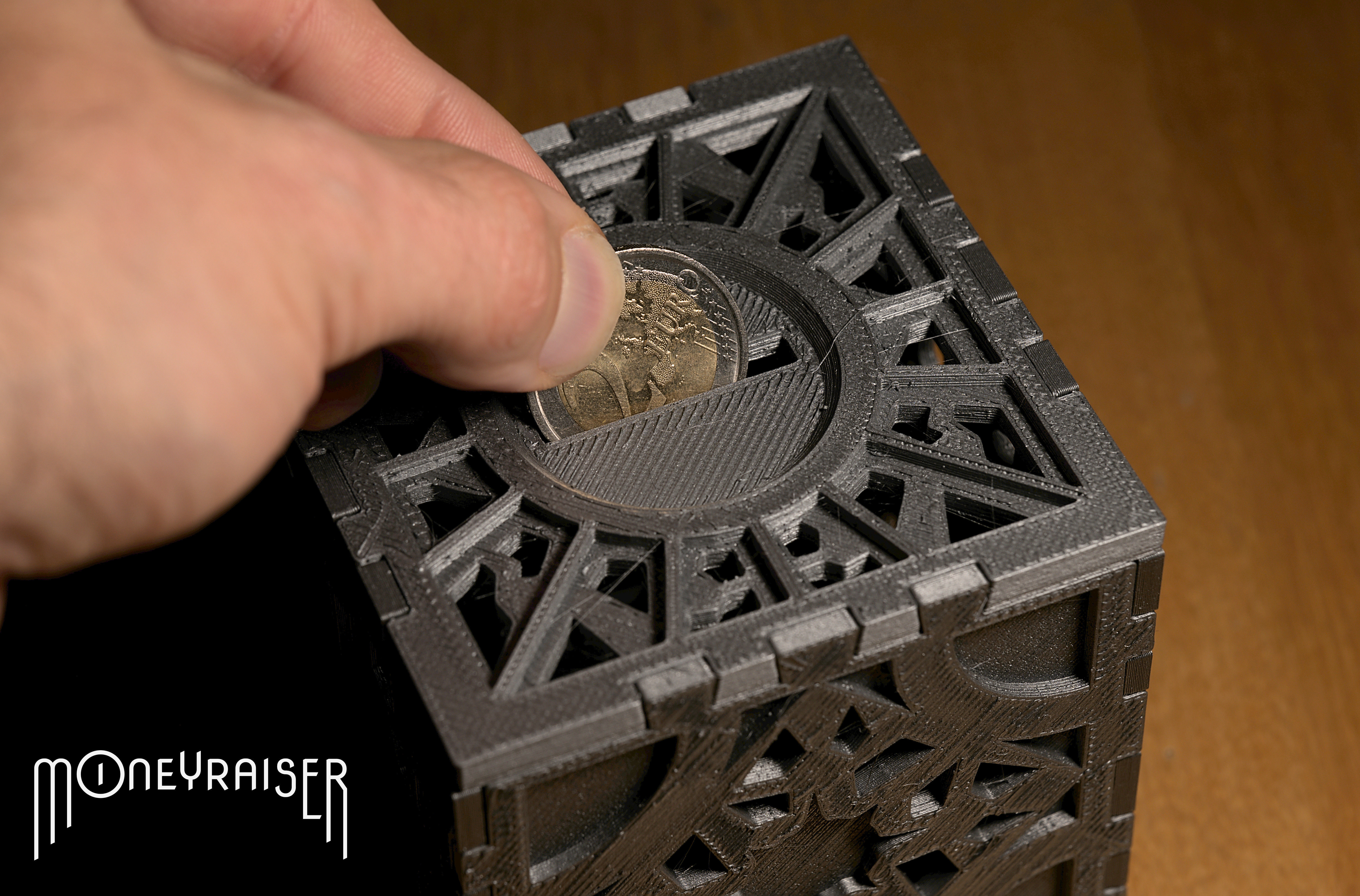 MoneyRaiser Savings Box 3D print model_1