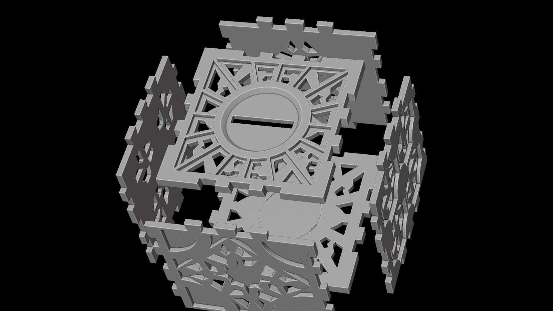 MoneyRaiser Savings Box 3D print model_13