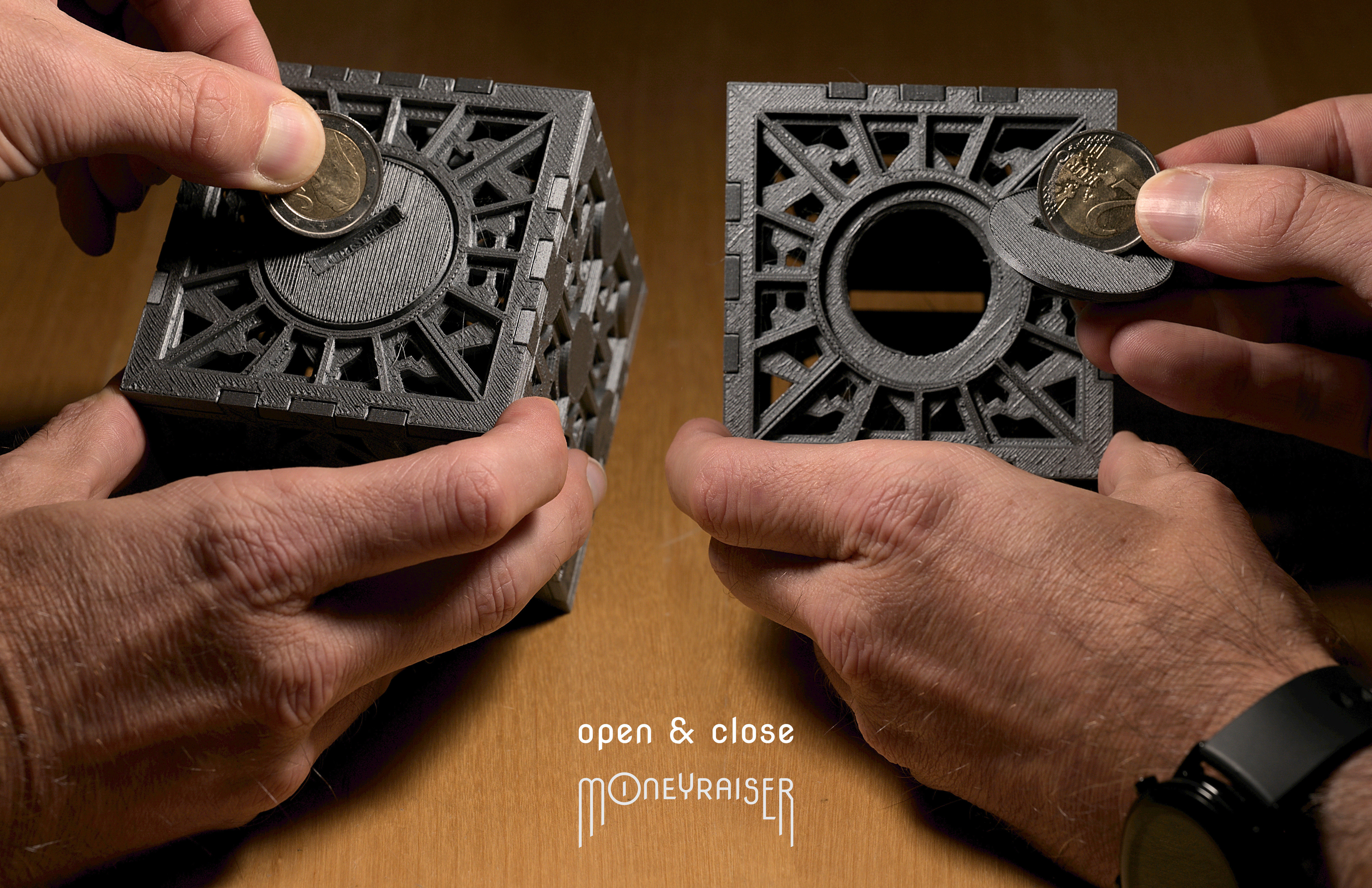 MoneyRaiser Savings Box 3D print model_2