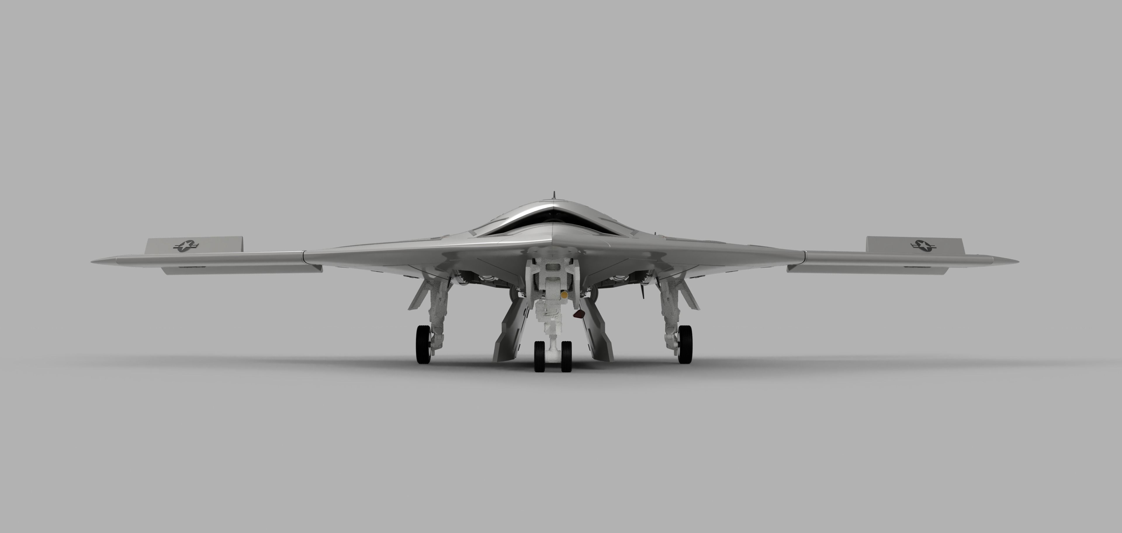 NORTHROP GRUMMAN X-47B DRONE HIGH QUALITY 3D PRINT MODEL 3D print model_6