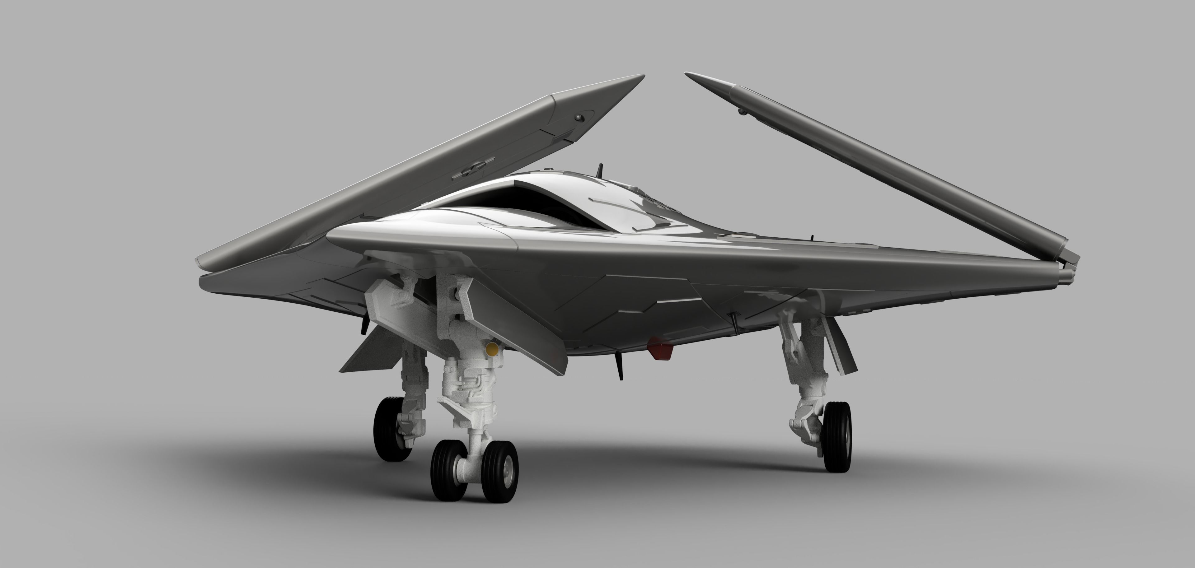 NORTHROP GRUMMAN X-47B DRONE HIGH QUALITY 3D PRINT MODEL 3D print model_2