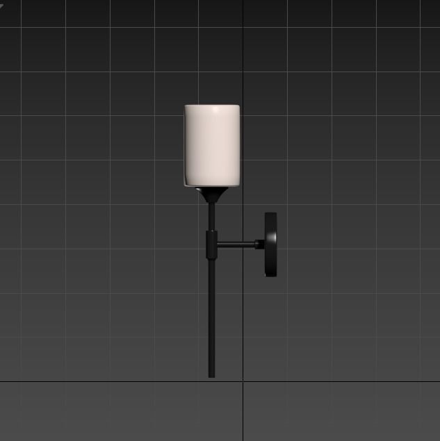 Vintage Wall Light 3D model_3
