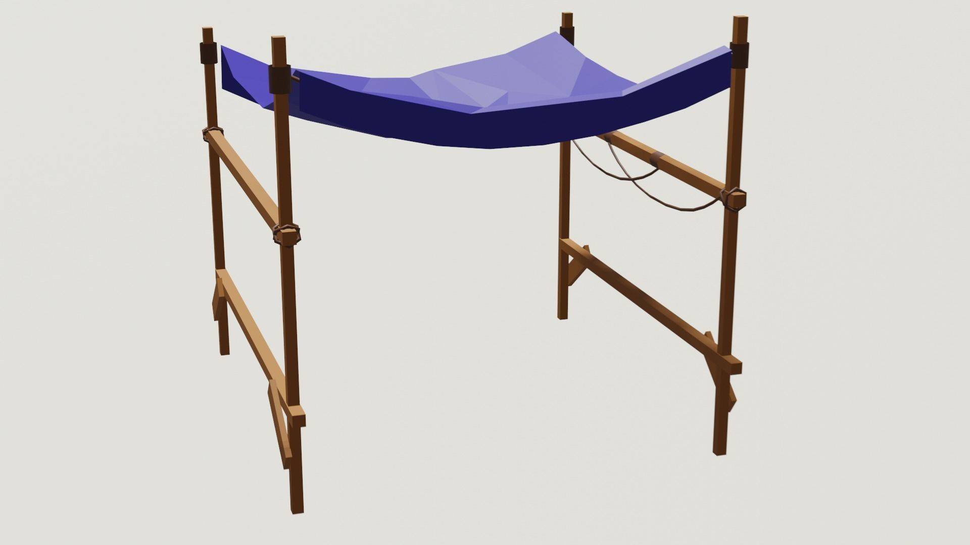 low poly vegetables Low-poly 3D model_4