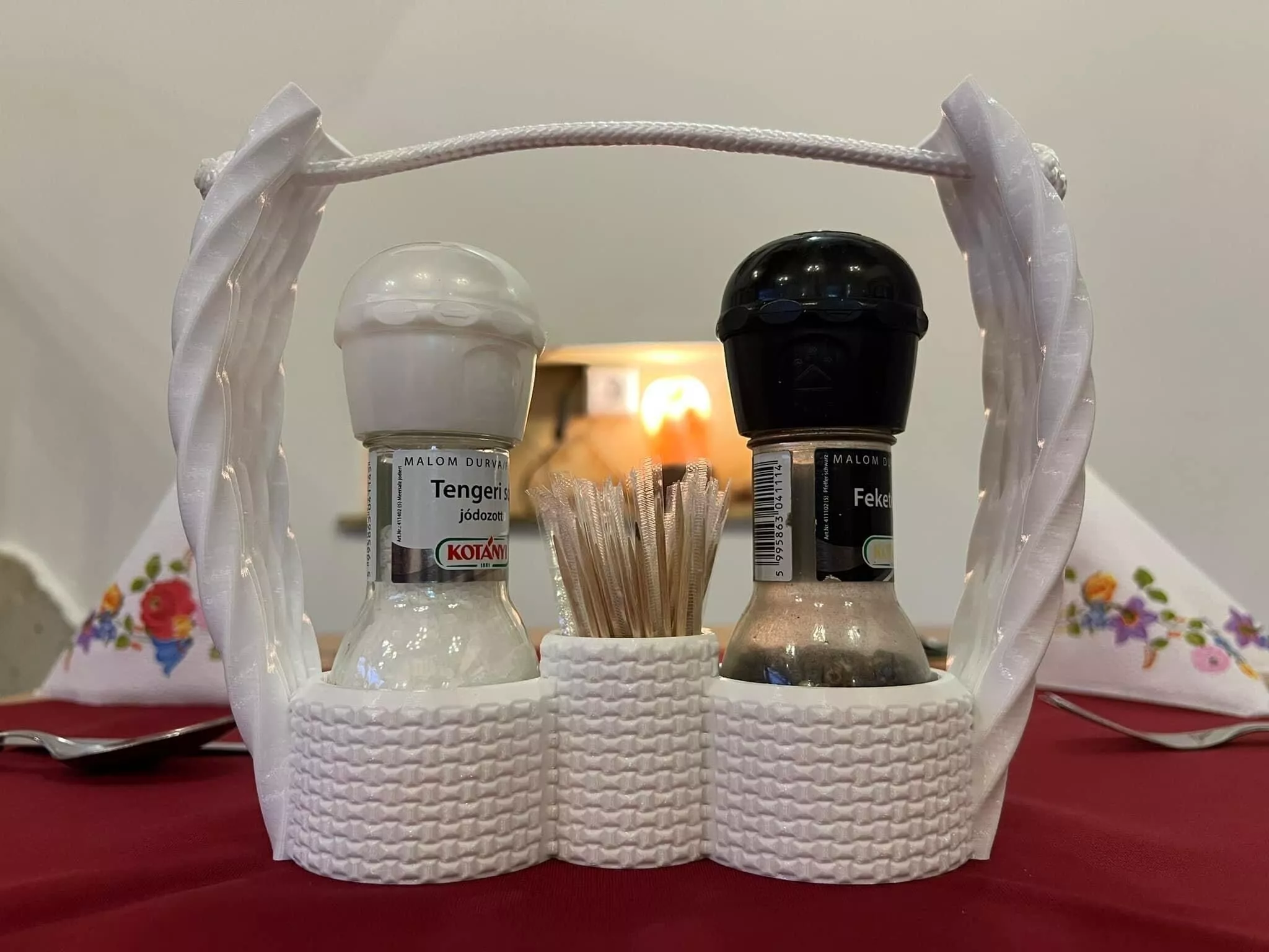 Salt and pepper holder 3D print model