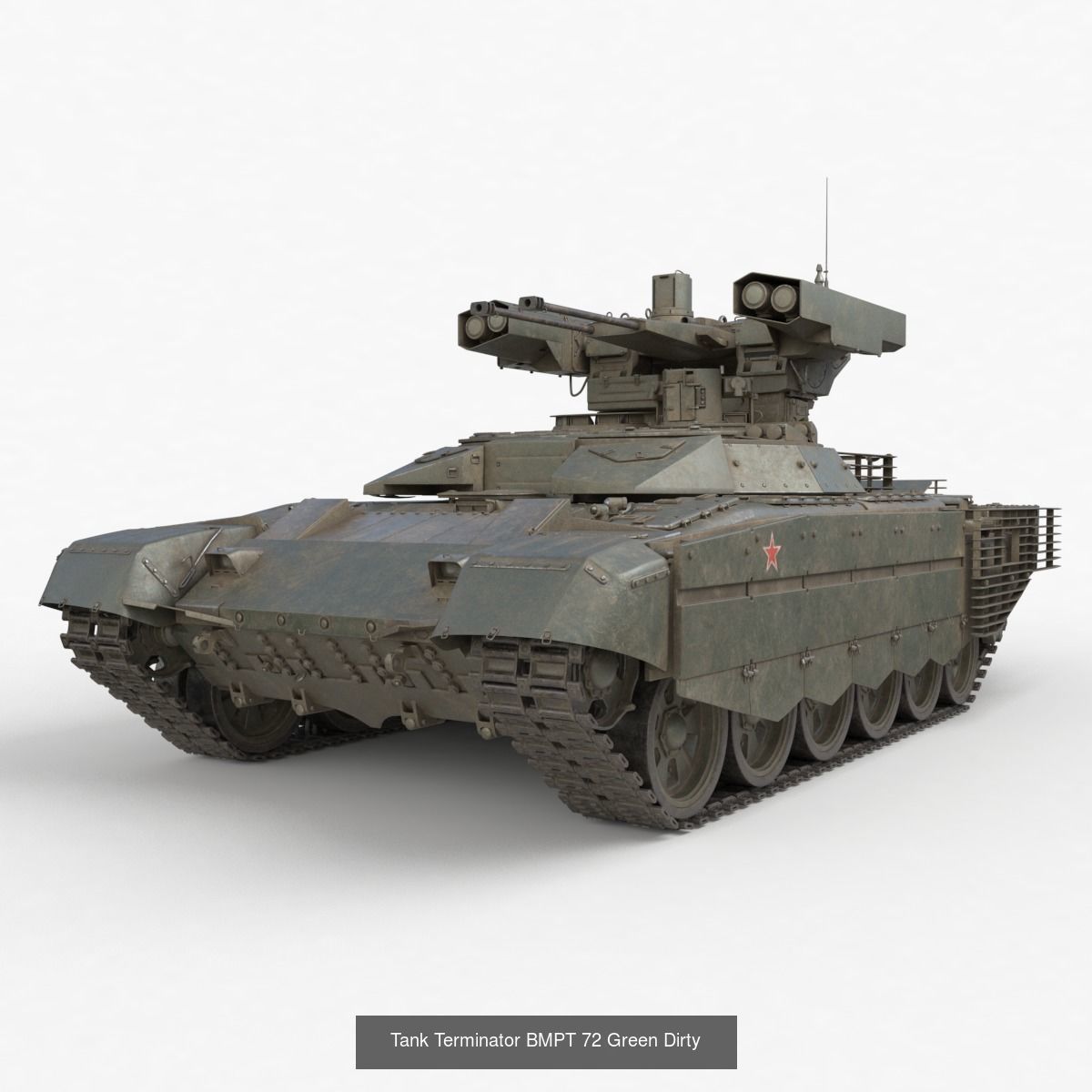 Tank Vehicle  Vray 3D Model Collection_31