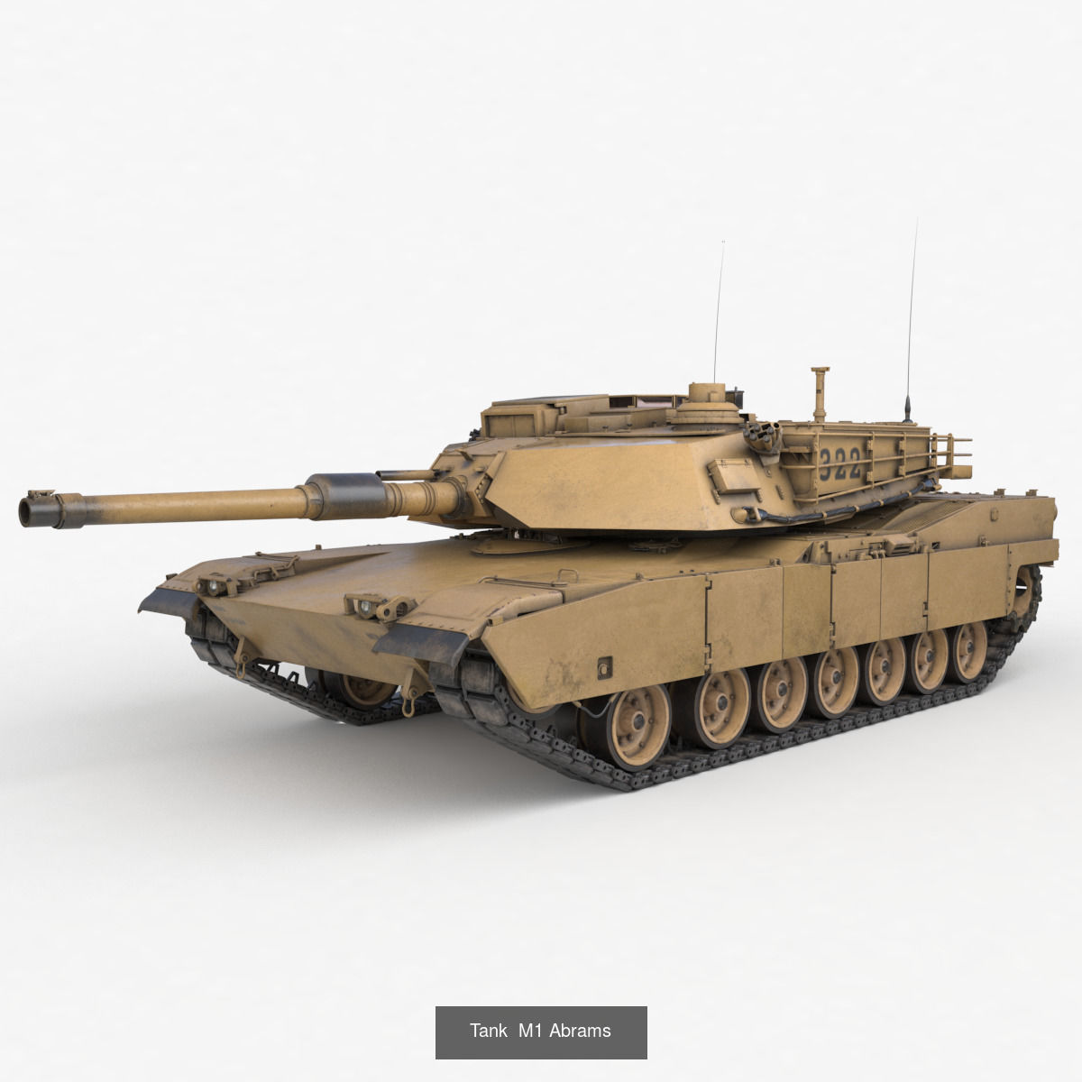 Tank Vehicle  Vray 3D Model Collection_14