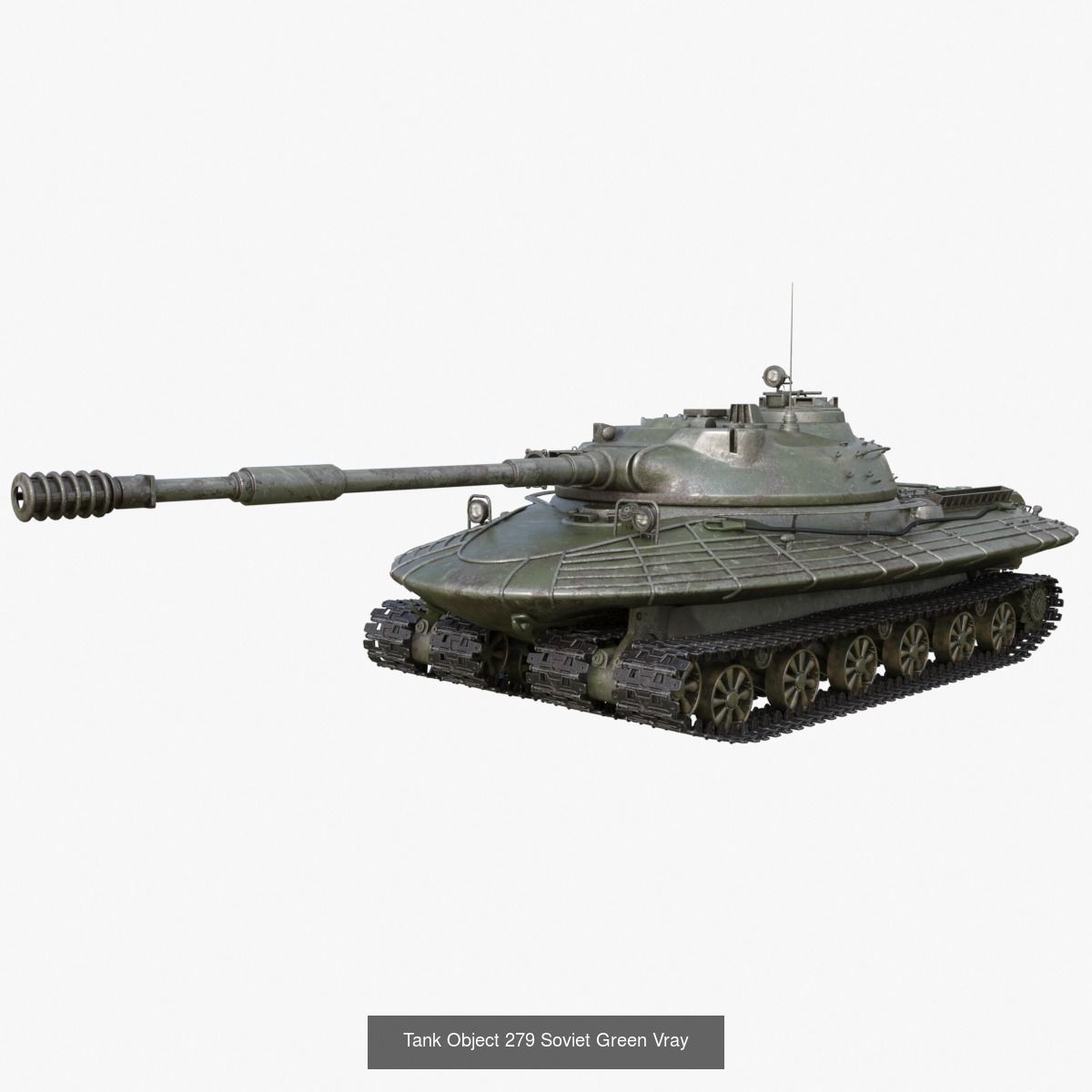 Tank Vehicle  Vray 3D Model Collection_24