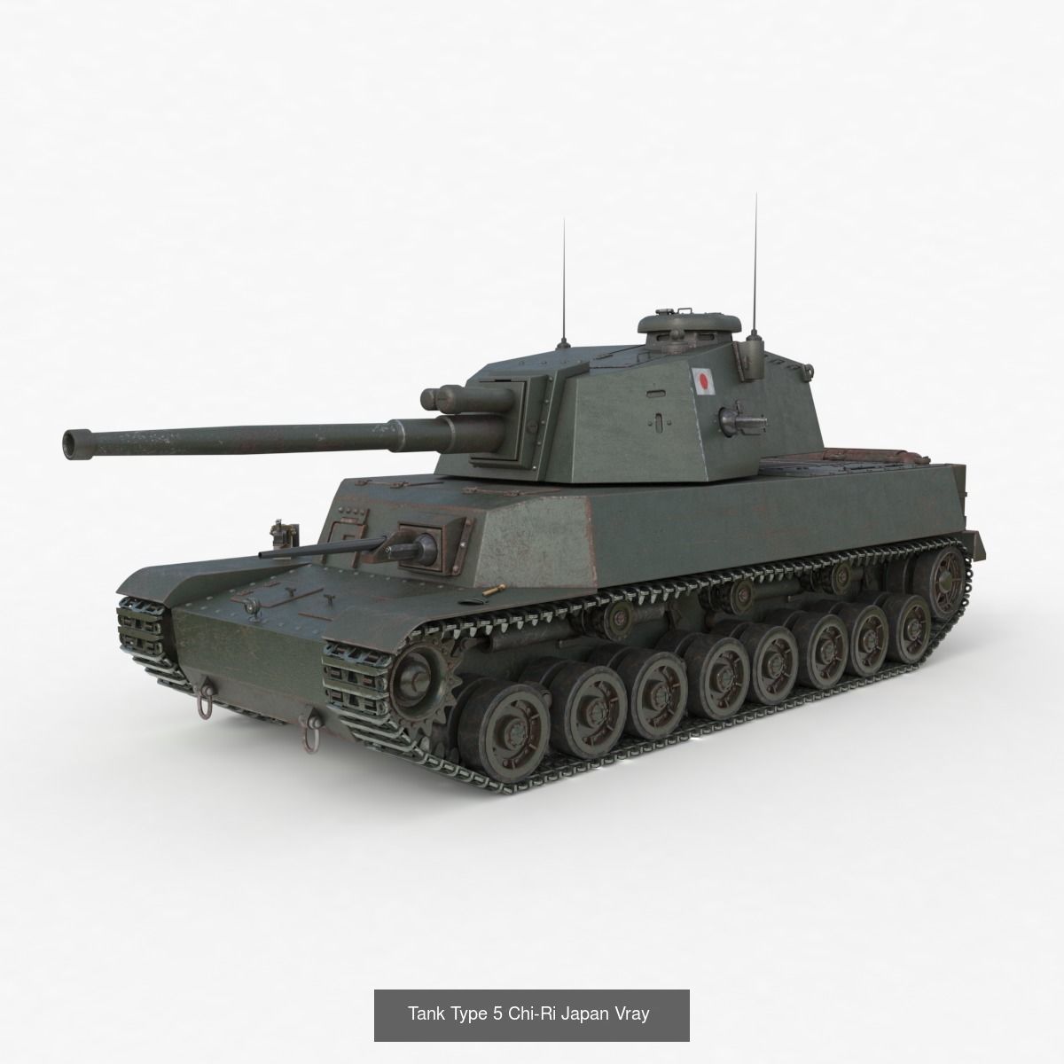 Tank Vehicle  Vray 3D Model Collection_28