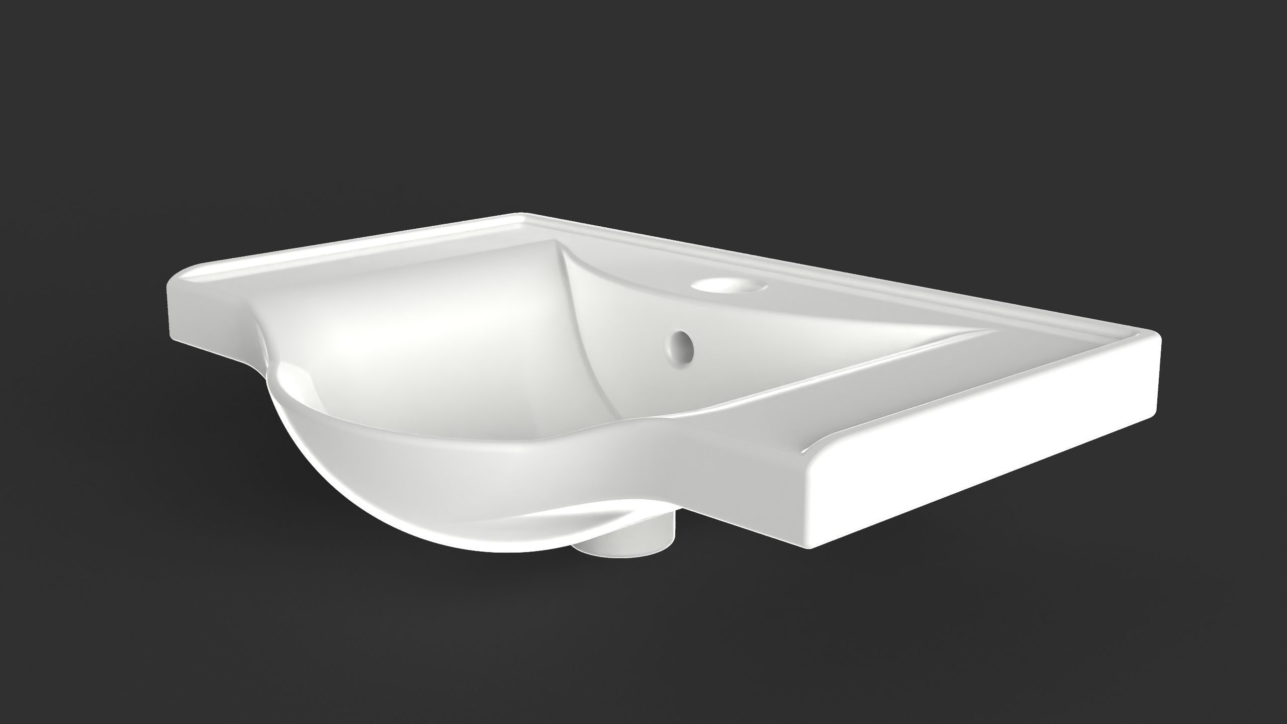 Bathroom Sink 3D model_4