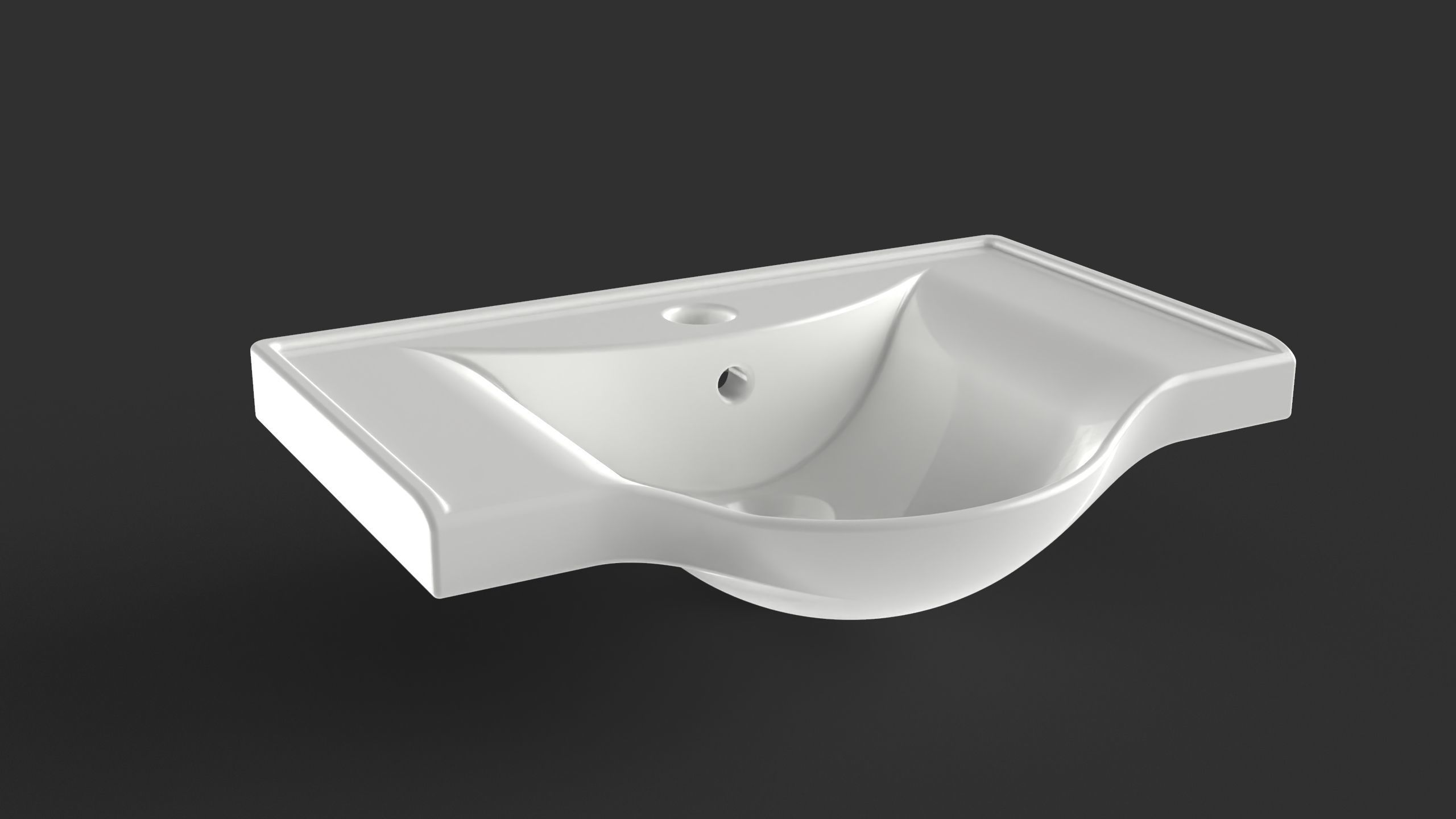 Bathroom Sink 3D model_1