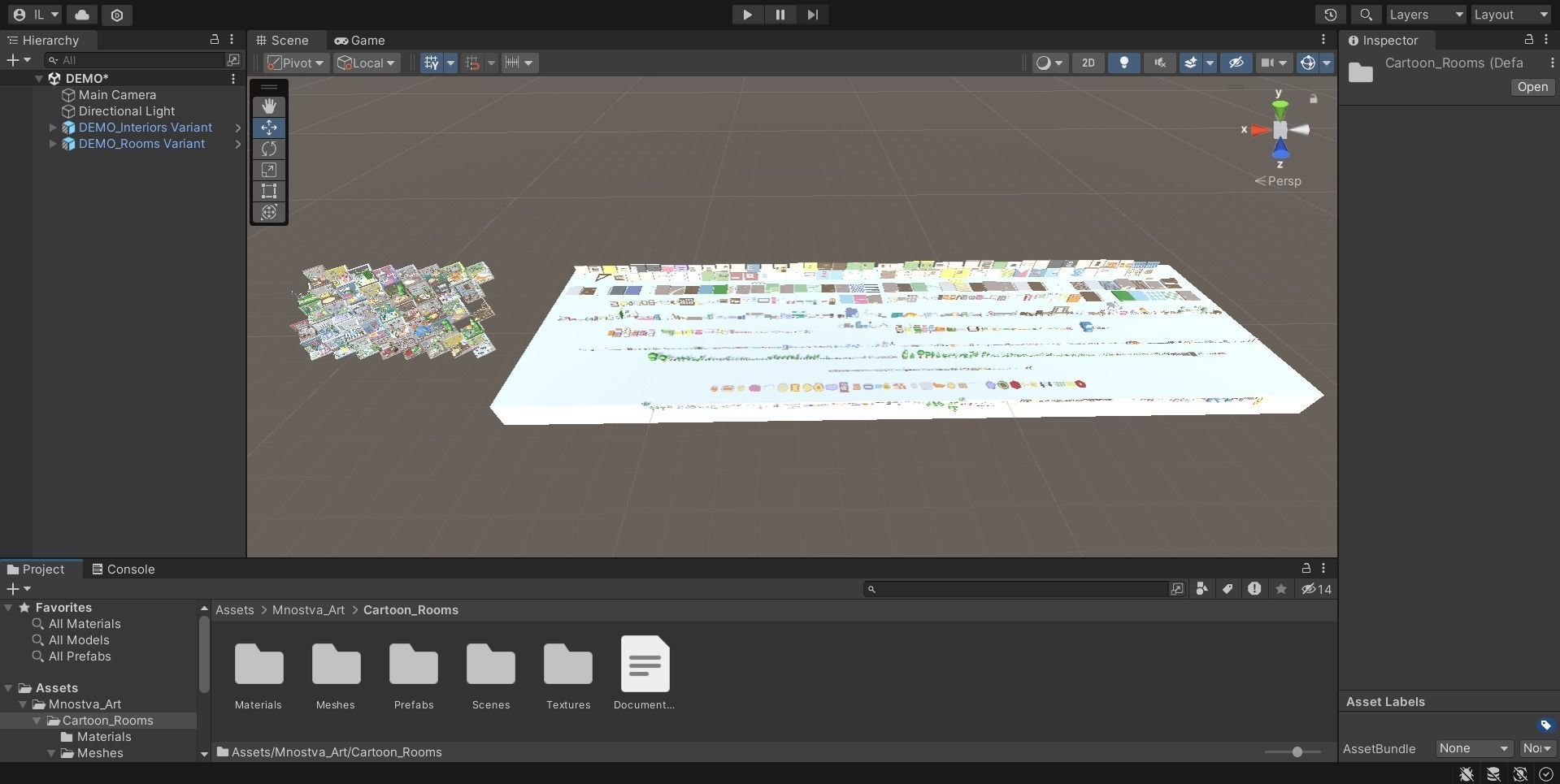 BIG PACK Cozy Cartoon Rooms Interiors 2 Low-poly 3D model_38