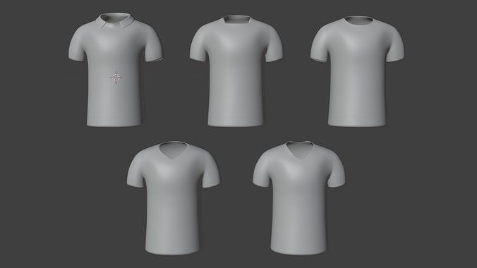 Sport jersey collections 3D model