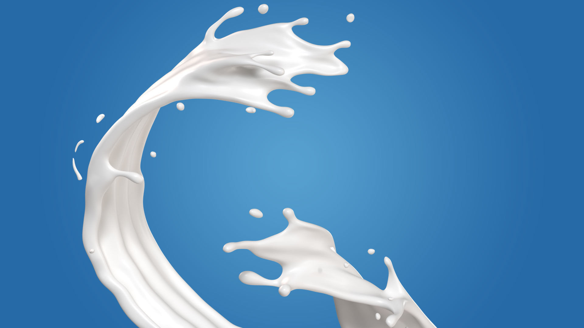 Milk Splash liquid 02 3D model_4