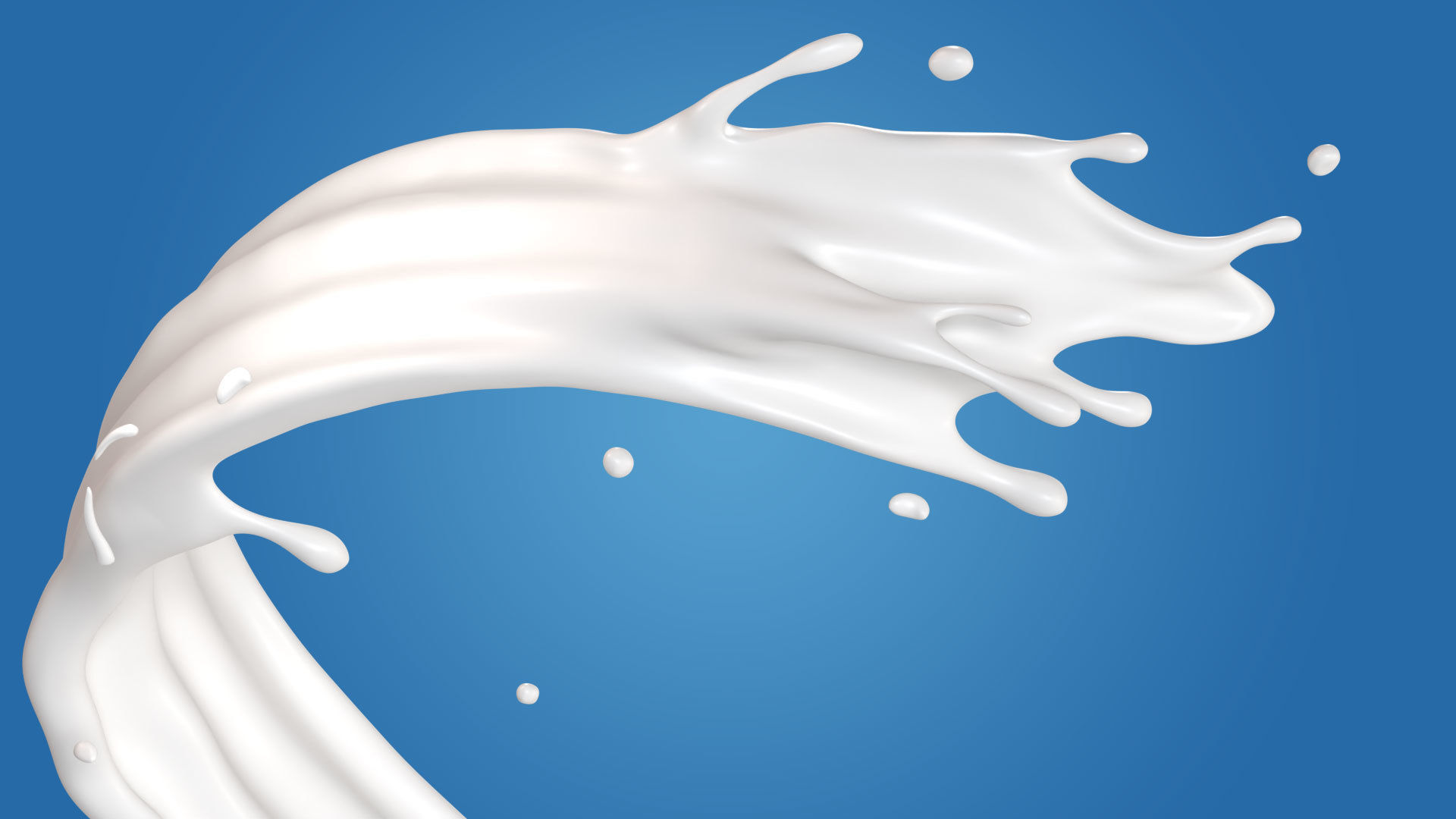 Milk Splash liquid 02 3D model_1