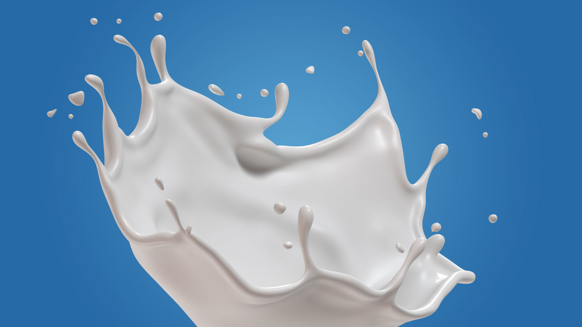 Milk Splash liquid 03 3D model_2
