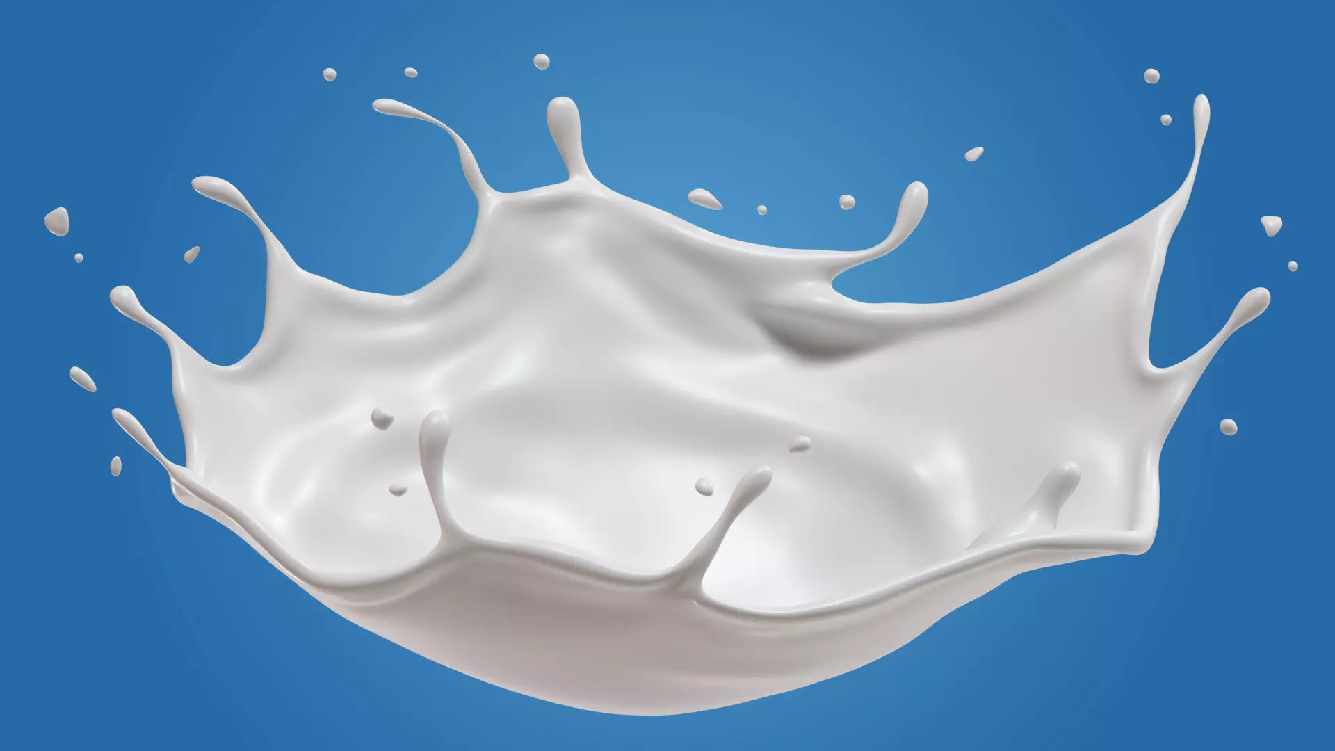 Milk Splash liquid 03 3D model_0