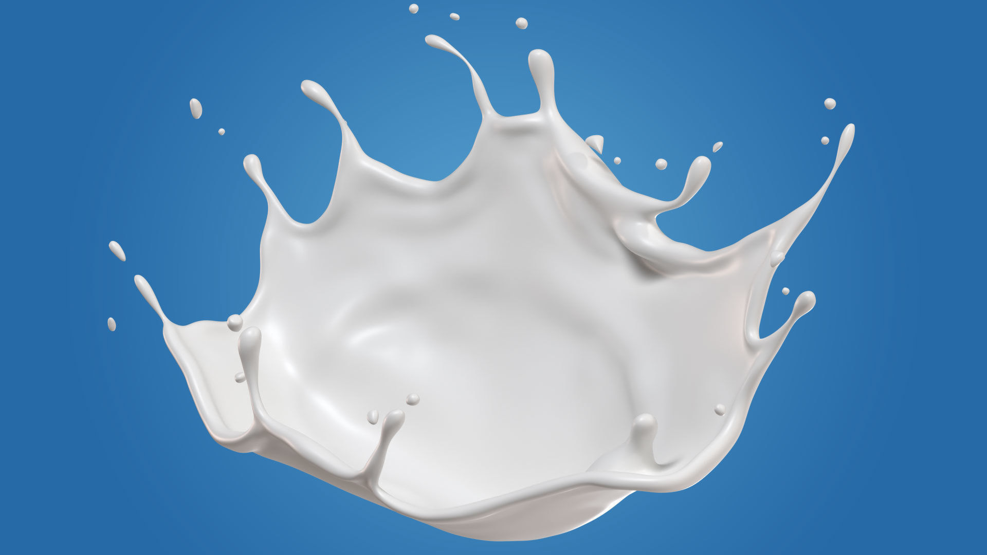 Milk Splash liquid 03 3D model_4