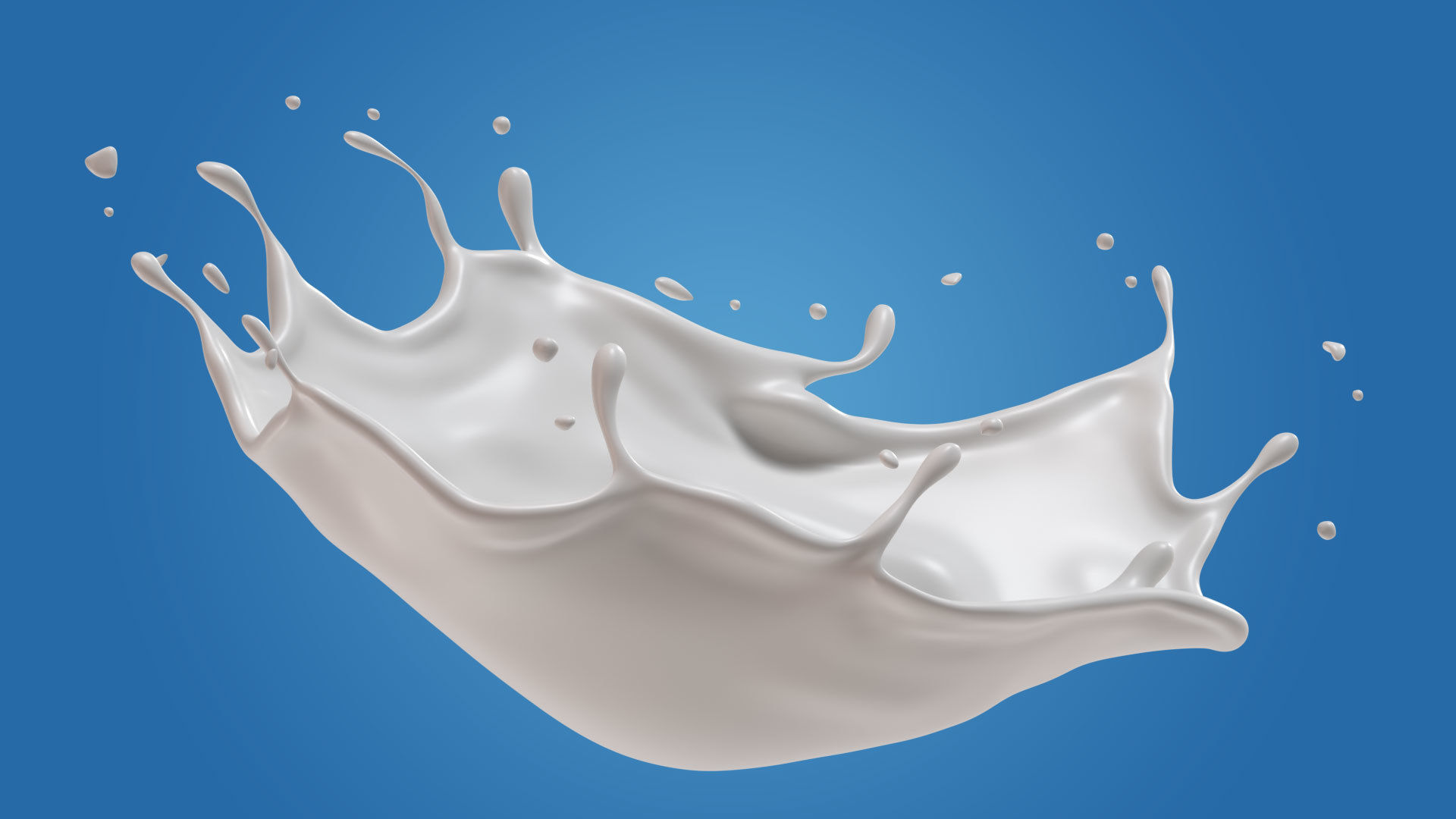 Milk Splash liquid 03 3D model_3