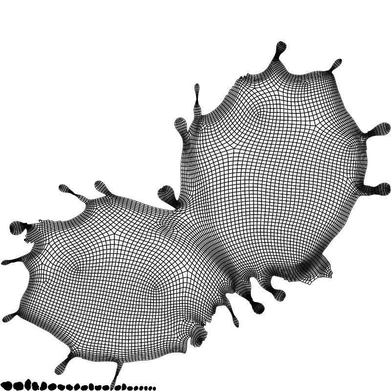 Milk Splash liquid 03 3D model_6