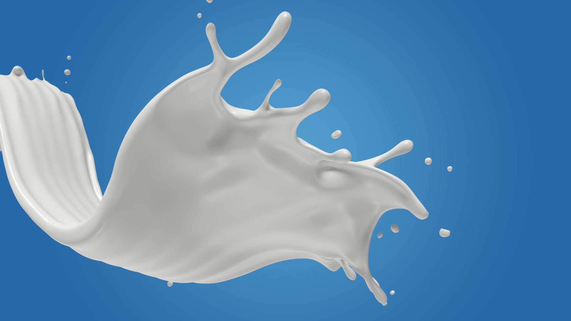 Milk Splash liquid 04 3D model_3