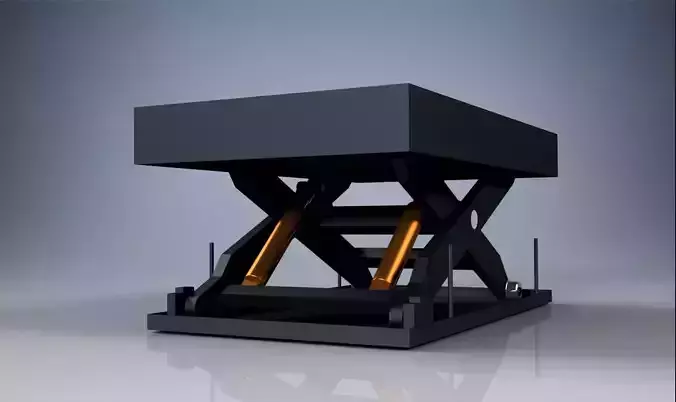 Hydraulic lifting table
