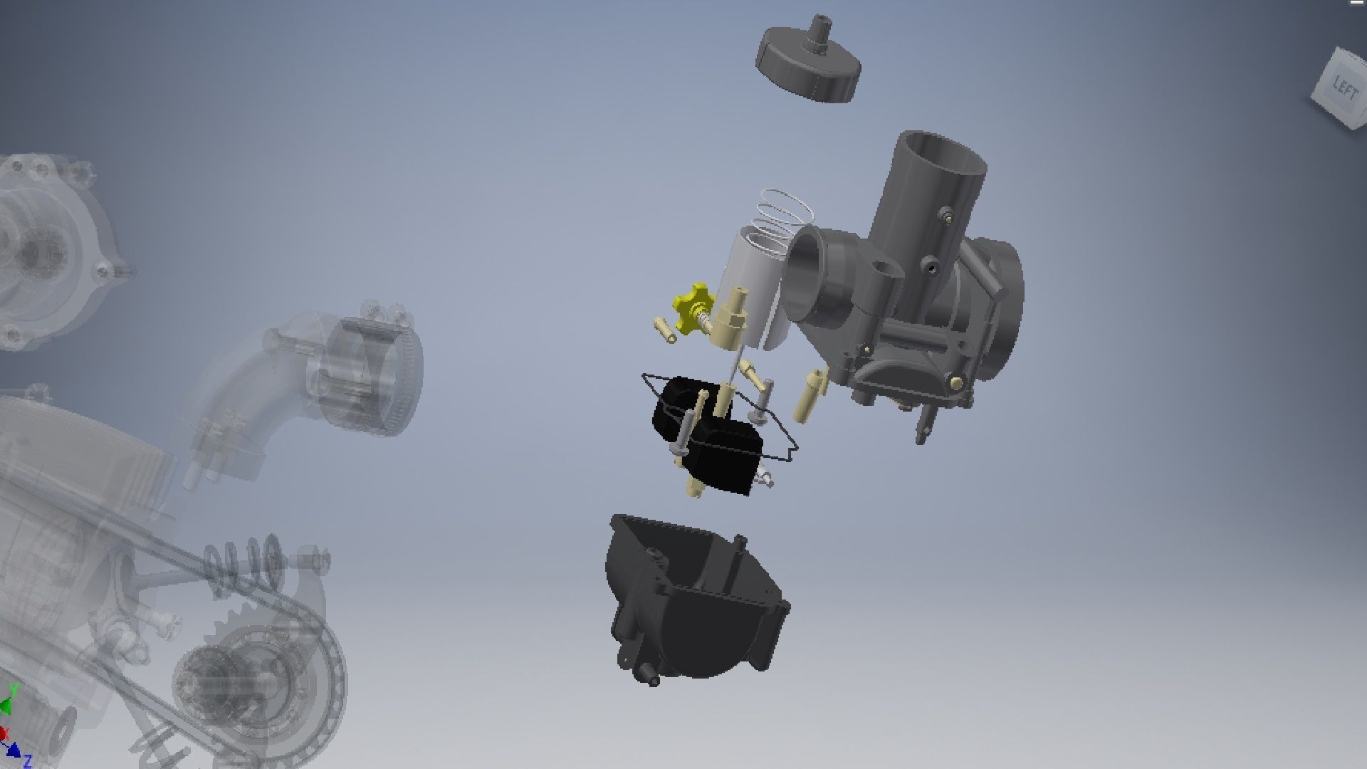 Motorcycle Engine Assembly 3d model 3D model_7