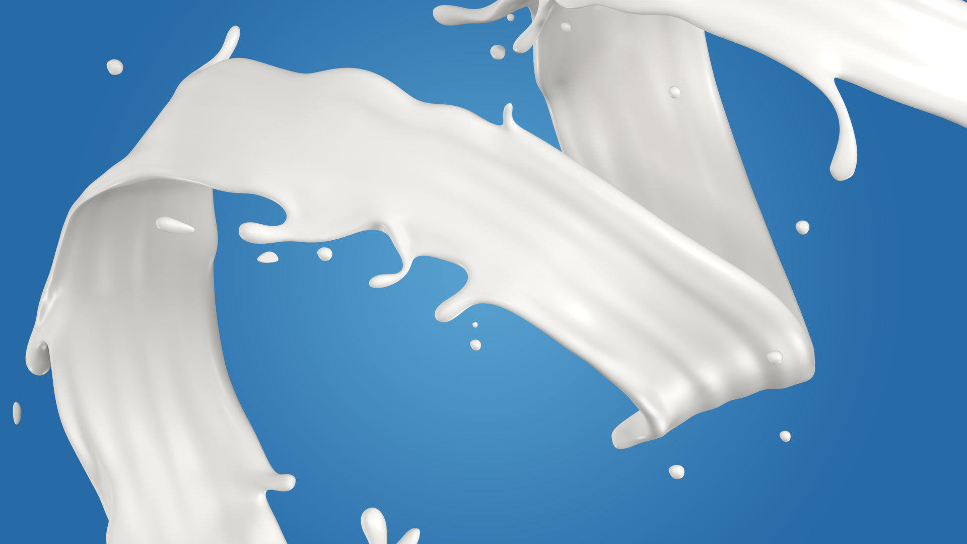 Milk Splash liquid 06 3D model_1