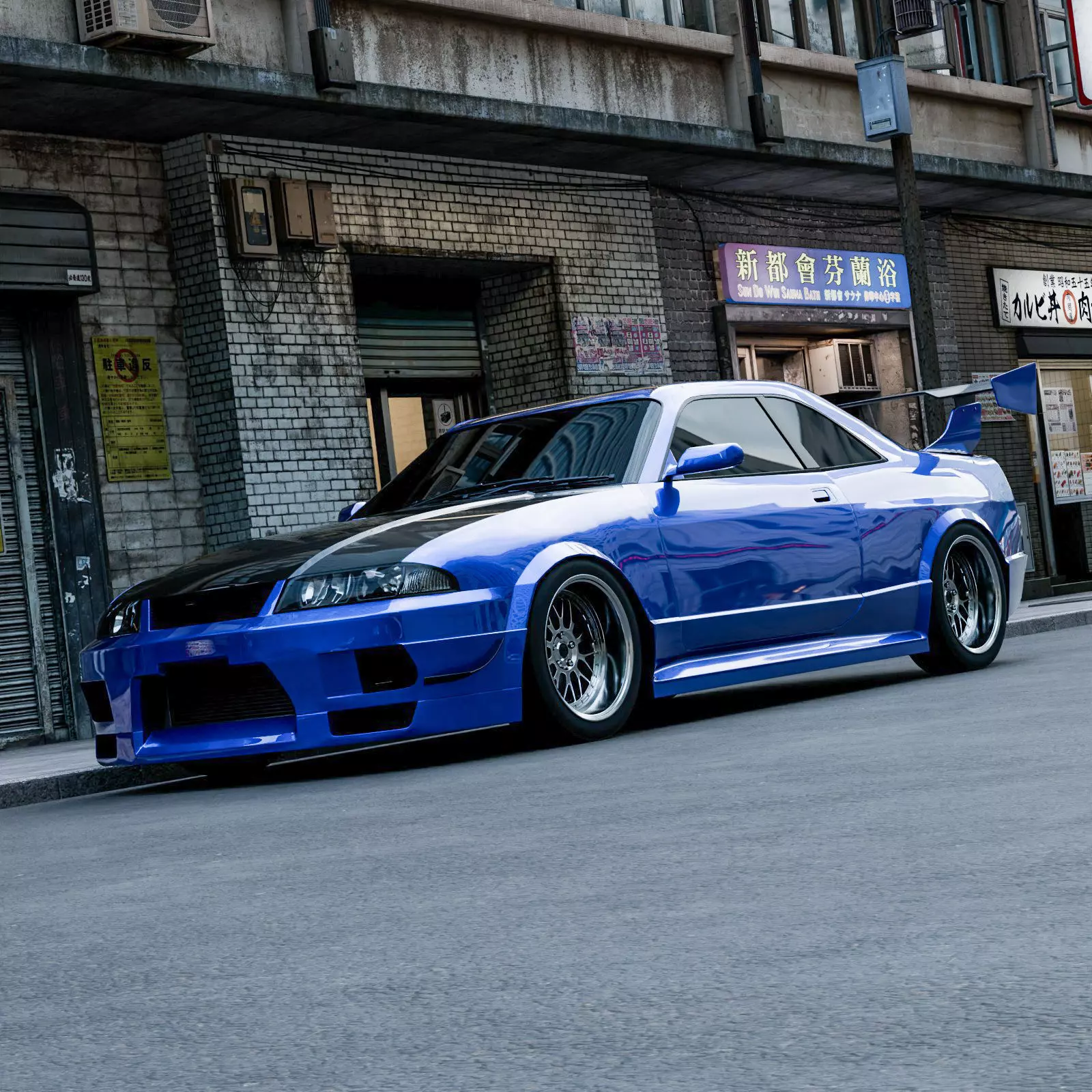 Nissan Skyline GT-R R33 3D model