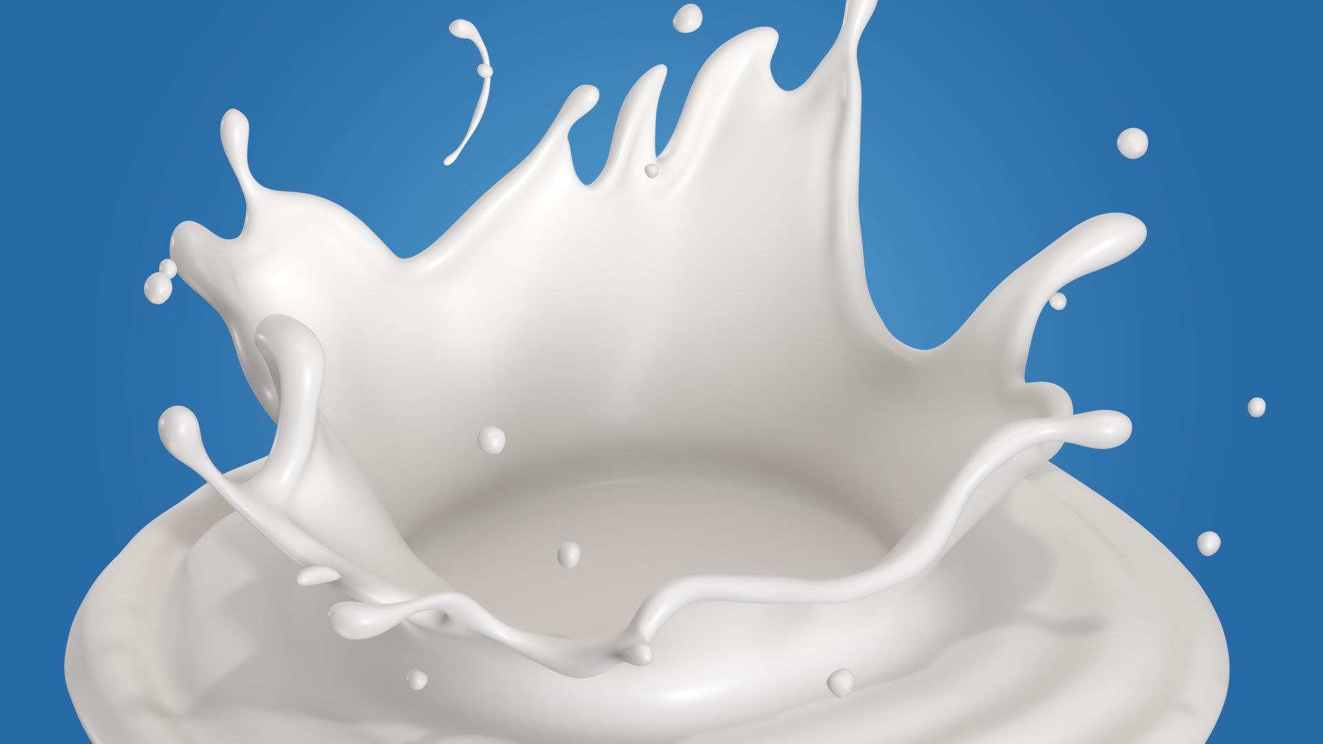 Milk Splash liquid 07 3D model_4