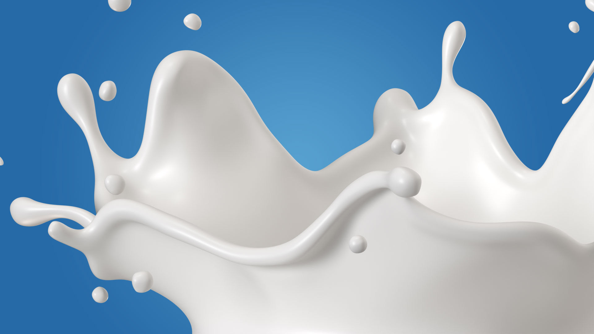 Milk Splash liquid 07 3D model_1