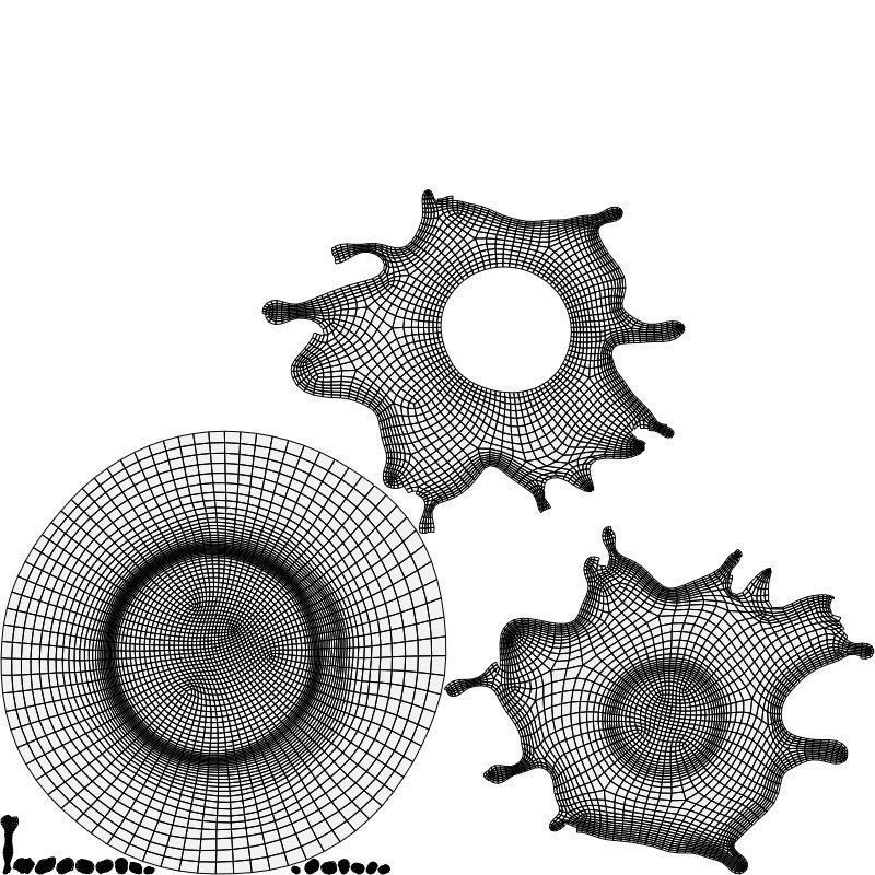 Milk Splash liquid 07 3D model_6