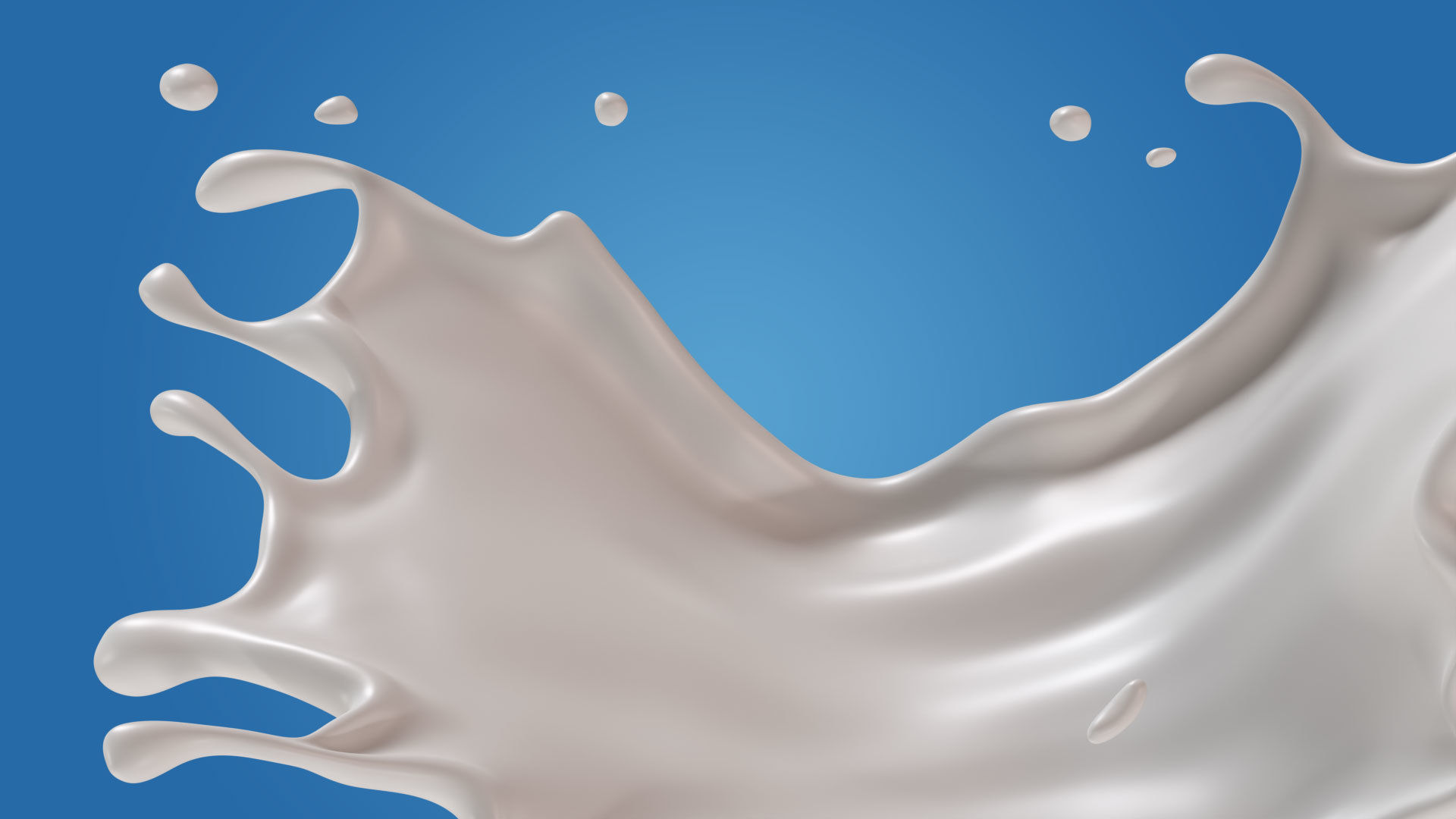 Milk Splash liquid 08 3D model_1